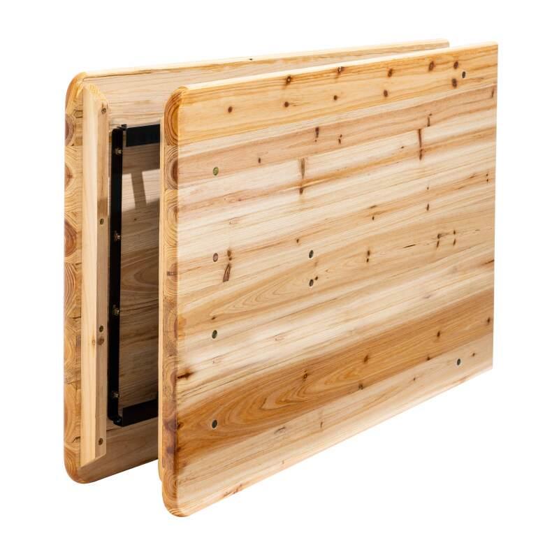 Tischset + 2 klappbare Holzbänke 180 cm