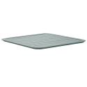Quadratischer Terrassentischplatte 60 x 60 cm aus Aluminium