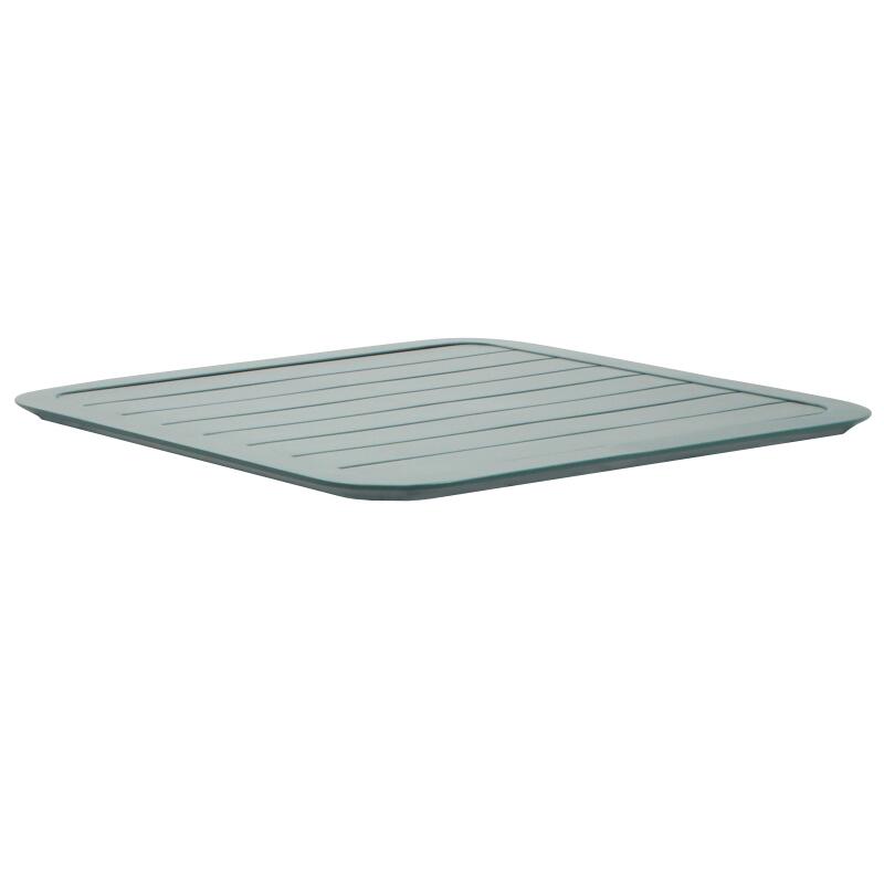 Quadratischer Terrassentischplatte 70 x 70 cm aus Aluminium