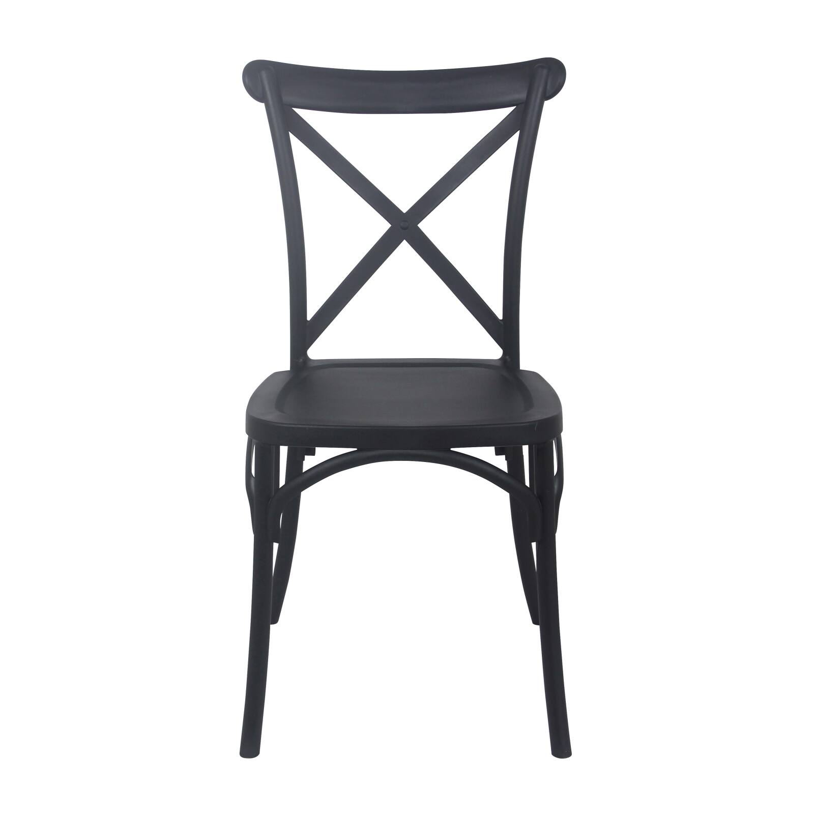 Stapelbarer Terrassenstuhl aus Kunststoff