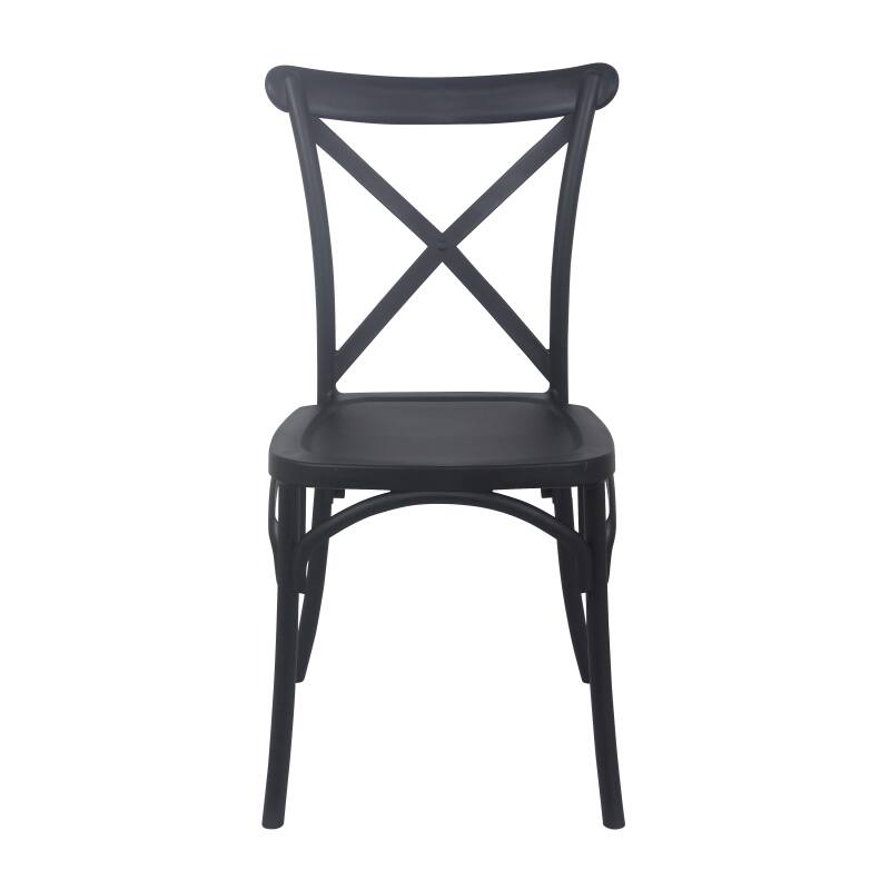 Stapelbarer Terrassenstuhl aus Kunststoff