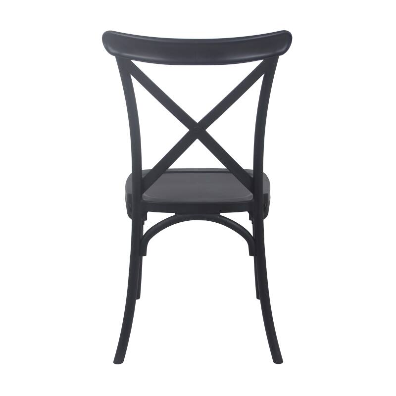 Stapelbarer Terrassenstuhl aus Kunststoff