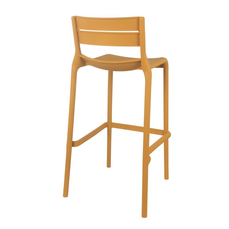 Hochstuhl aus Kunststoff für die Terrasse