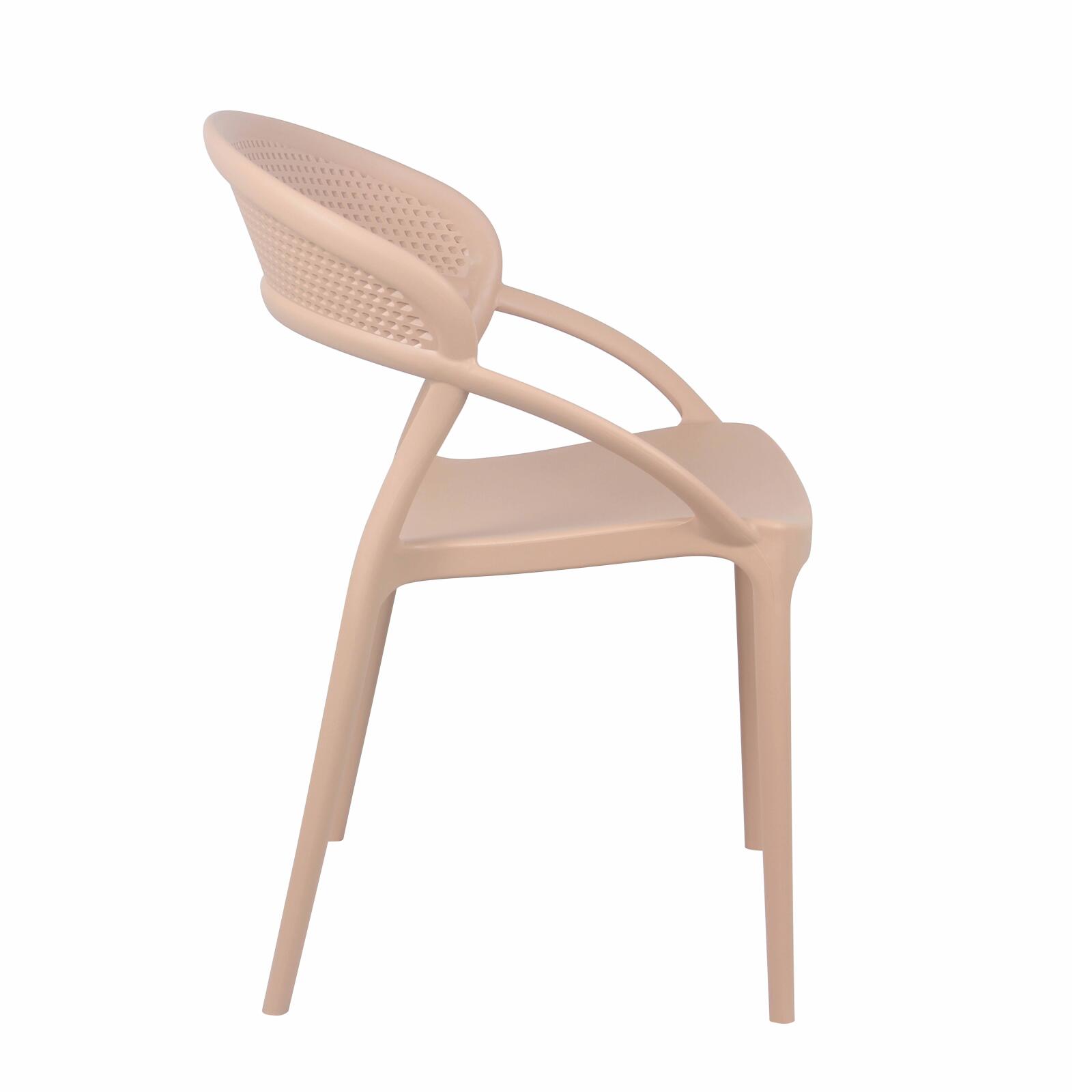 4er-set Terrassenstühle aus Kunststoff