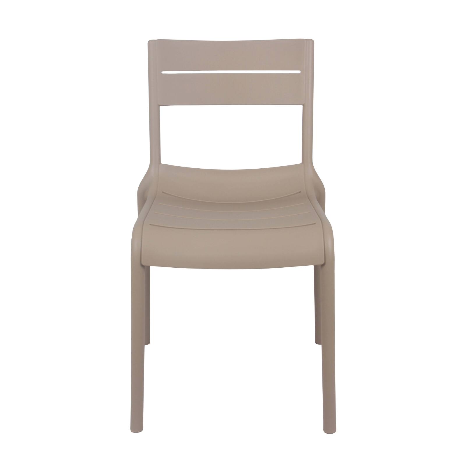 4er-set Terrassenstühlen aus Kunststoff