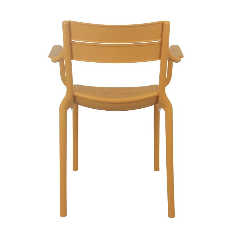 4er-set Terrassenstühlen mit Kunststoffarmlehnen (5/7)