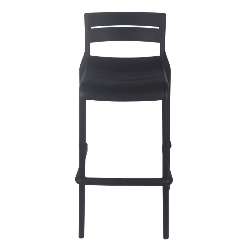 4er-set hohen Terrassenstühlen aus Kunststoff (2/6)