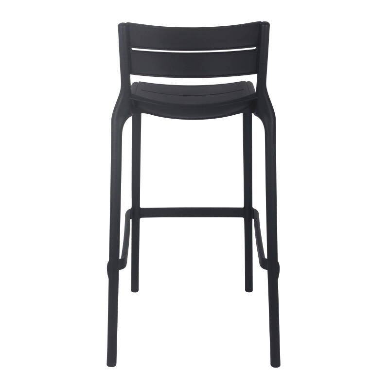 4er-set hohen Terrassenstühlen aus Kunststoff (4/6)