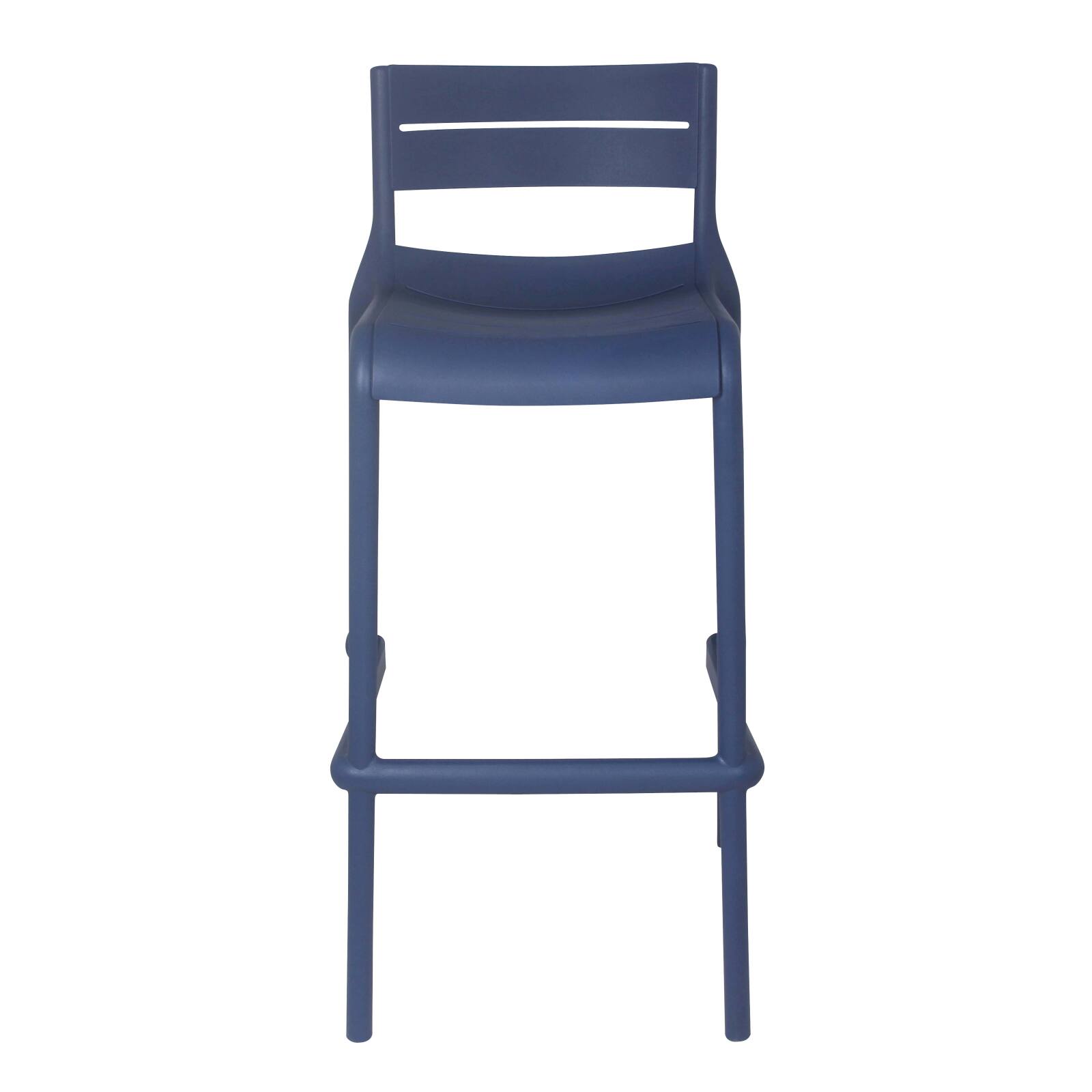 4er-set hohen Terrassenstühlen aus Kunststoff