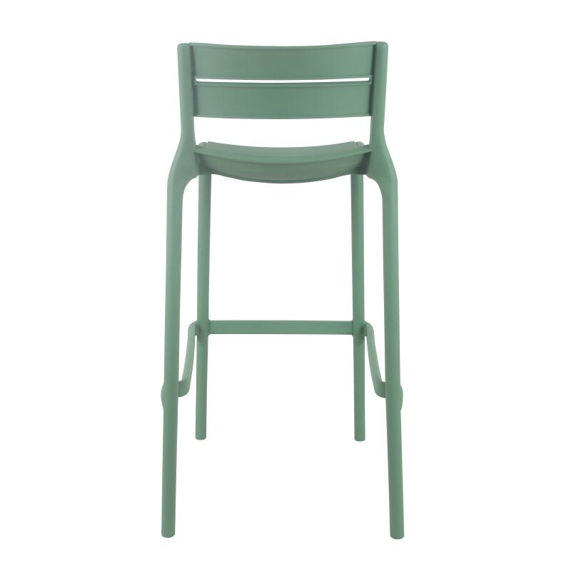 4er-set hohen Terrassenstühlen aus Kunststoff (3/6)