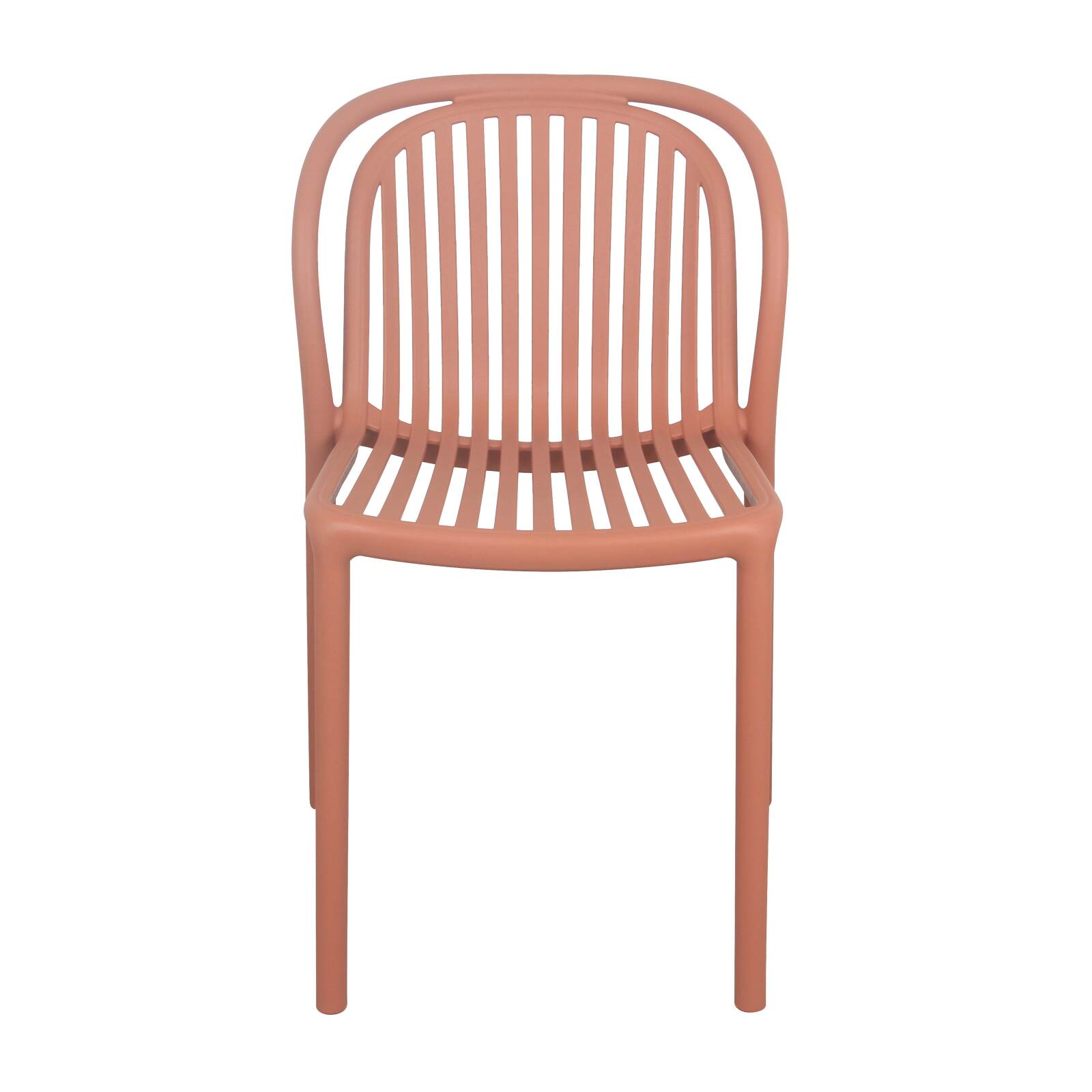 4er-set Terrassenstühlen aus Kunststoff