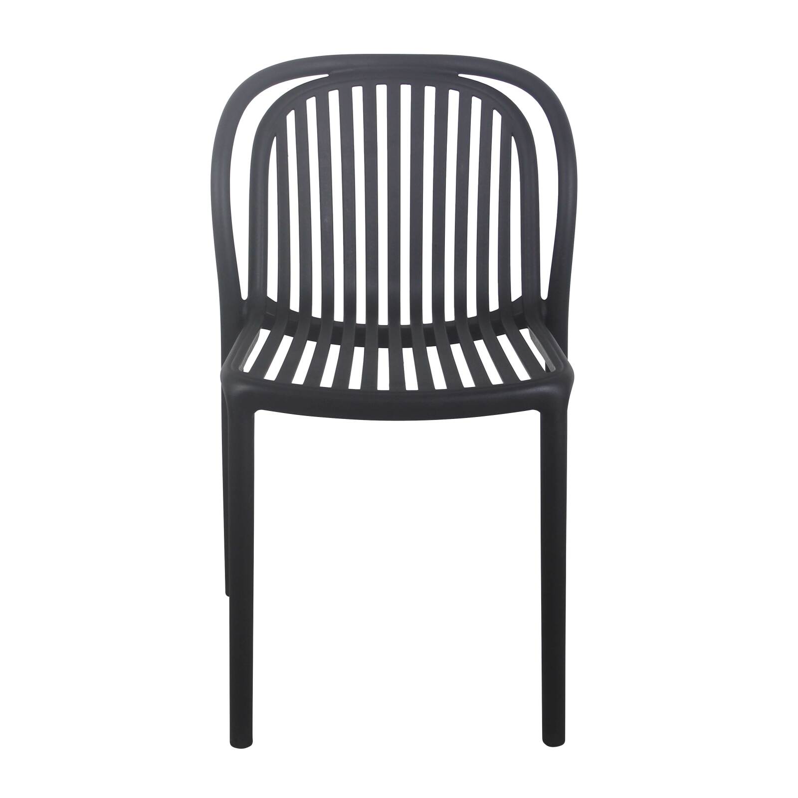 4er-set Terrassenstühlen aus Kunststoff