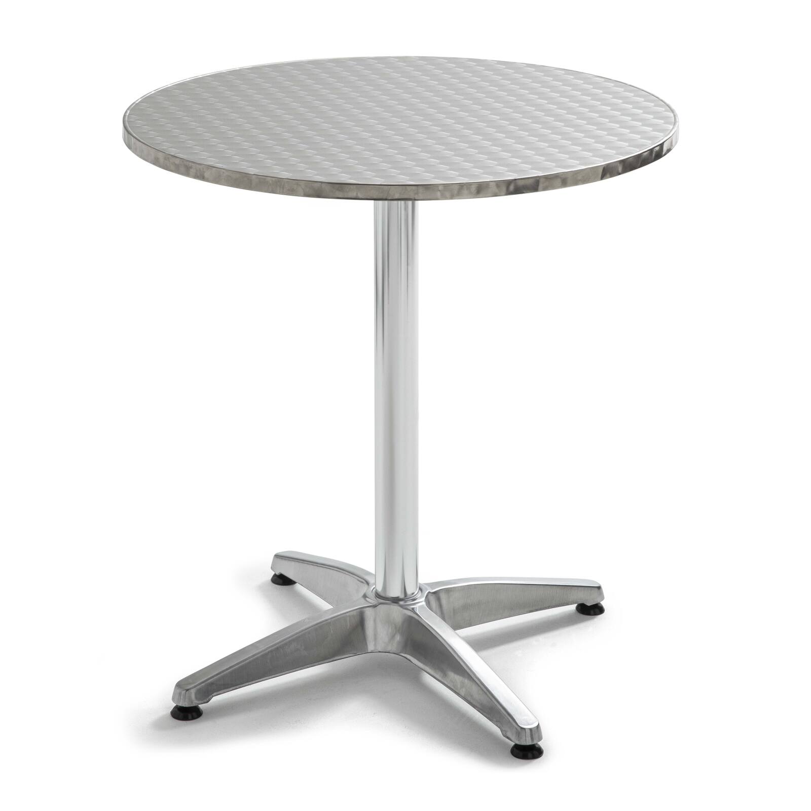 Runder Gartentisch aus Aluminium mit neigbarer Platte (⌀60 x 72 cm) Runder Gartentisch aus Aluminium mit neigbarer Platte (⌀60 x 72 cm)
