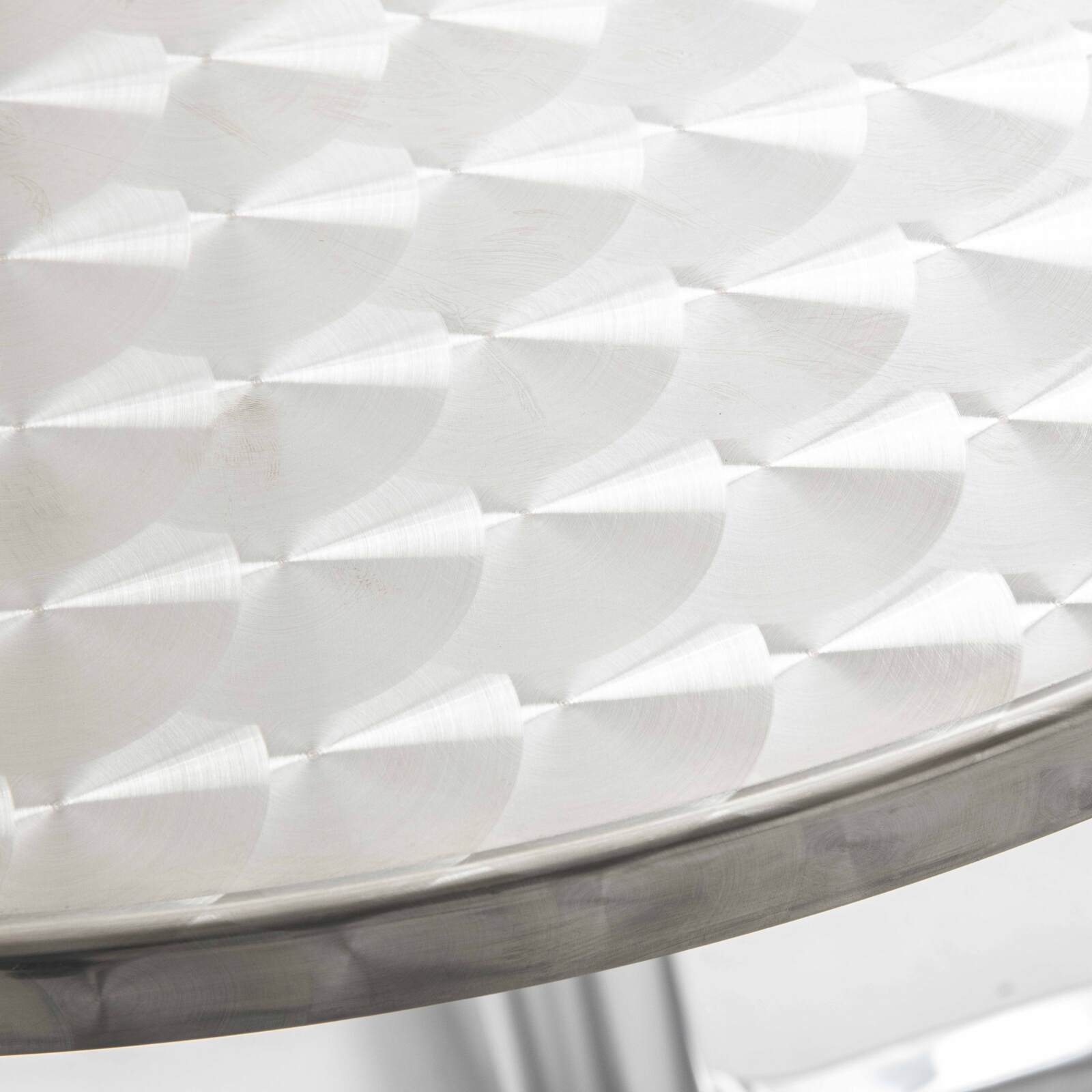 Runder Bistro-Gartentisch aus Aluminium (⌀60 x 70 cm)