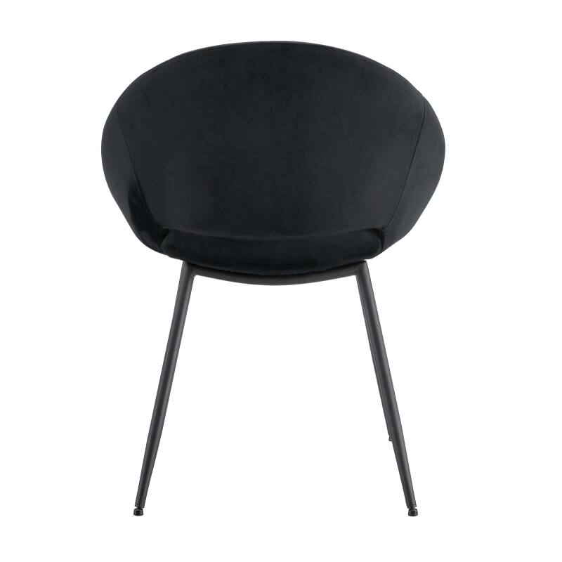 Set aus 2 Stühlen aus Stahl und Samt