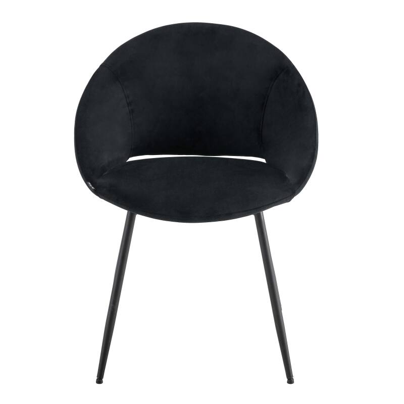 Set aus 2 Stühlen aus Stahl und Samt (2/5)