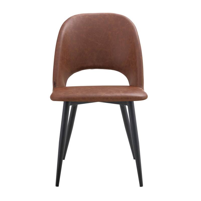 Set mit 2 Stühlen aus Stahl und beschichtetem Textil (4/5)