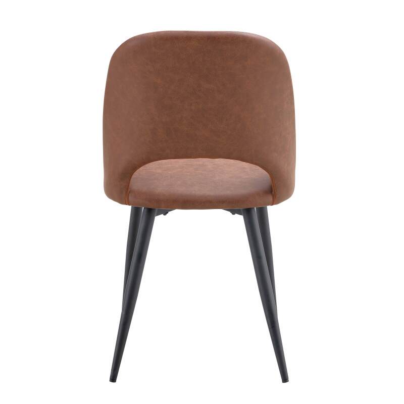 Set mit 2 Stühlen aus Stahl und beschichtetem Textil (2/5)