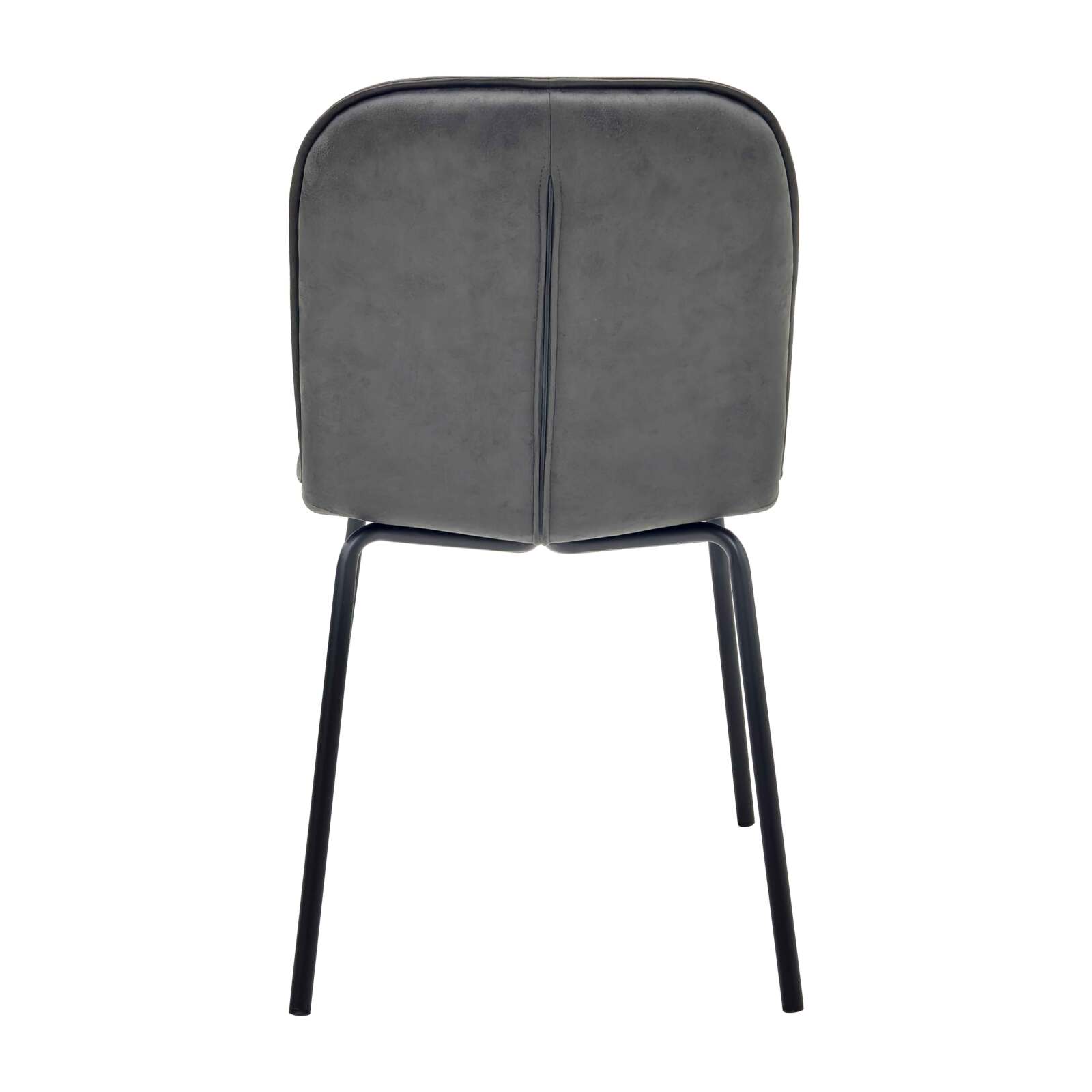 Set mit 2 Stühlen aus Metall und beschichtetem Textil Set mit 2 Stühlen aus Metall und beschichtetem Textil