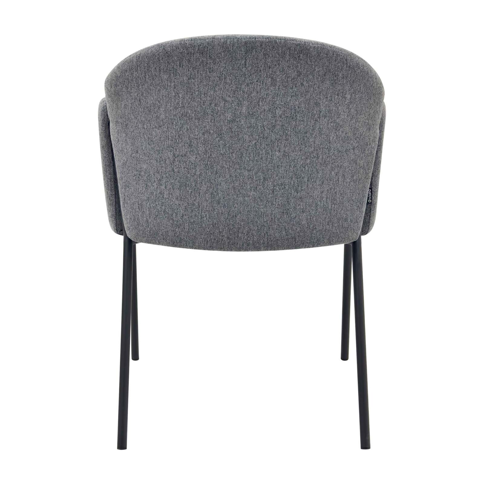 Set mit 2 Stühlen aus Stahl und Stoff