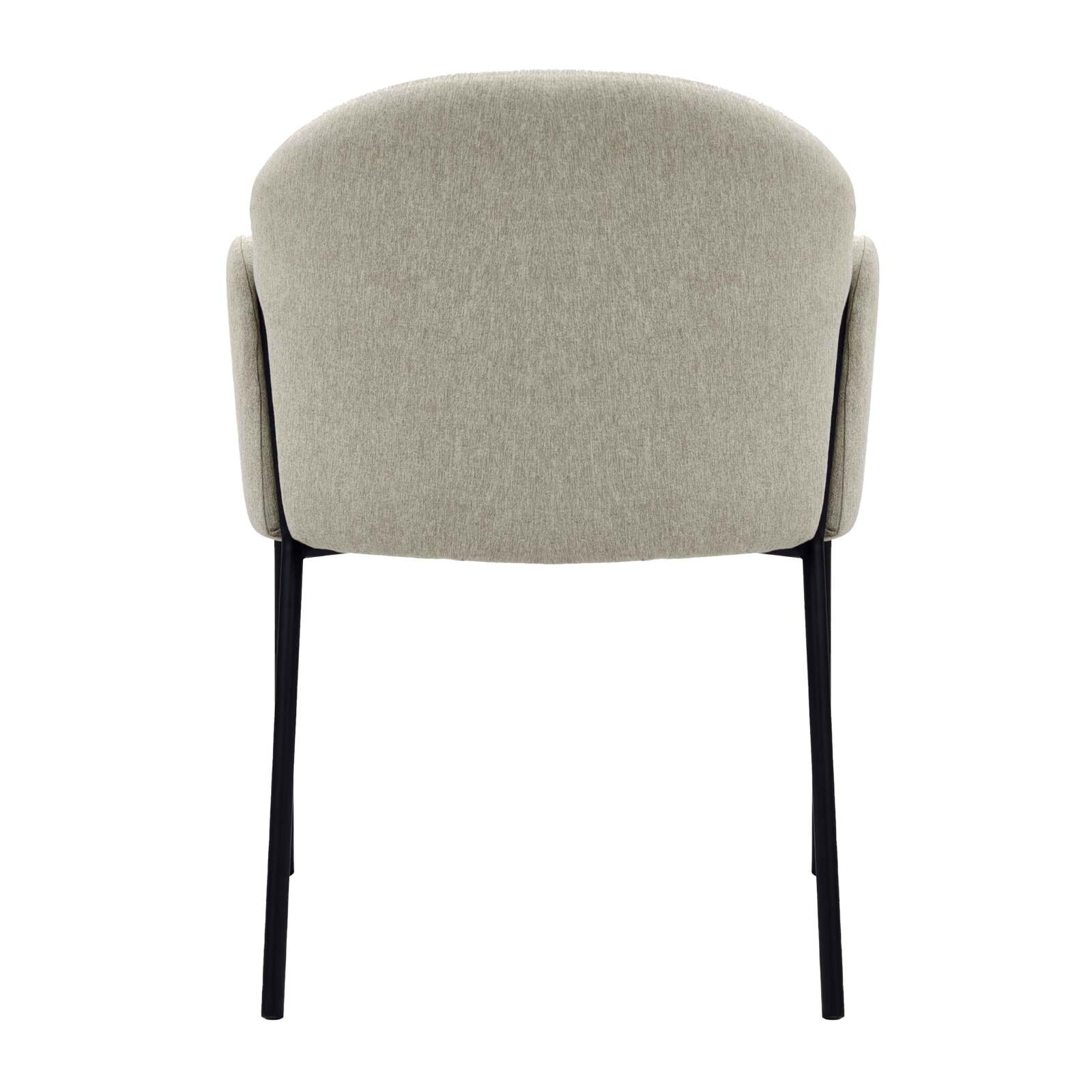 Set mit 2 Stühlen aus Stahl und Stoff