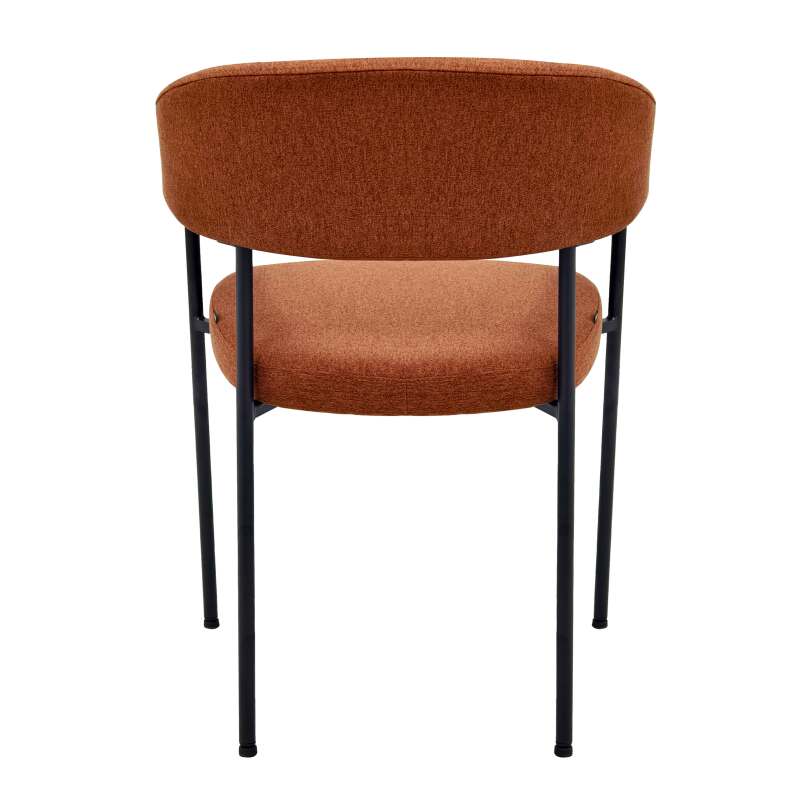 Set aus 2 Stühlen aus Sperrholz und Stoff mit Armlehnen (3/6)