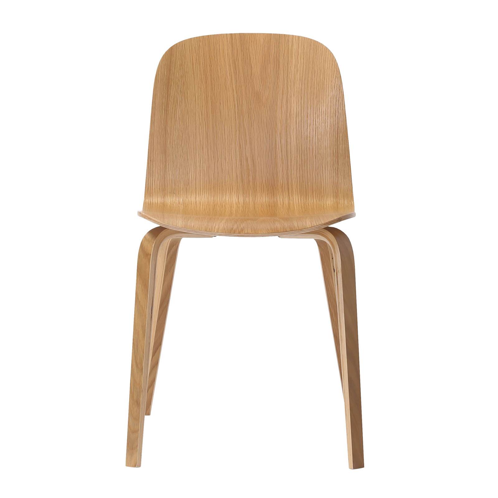 Set mit 2 Stühlen aus FSC®-Sperrholz