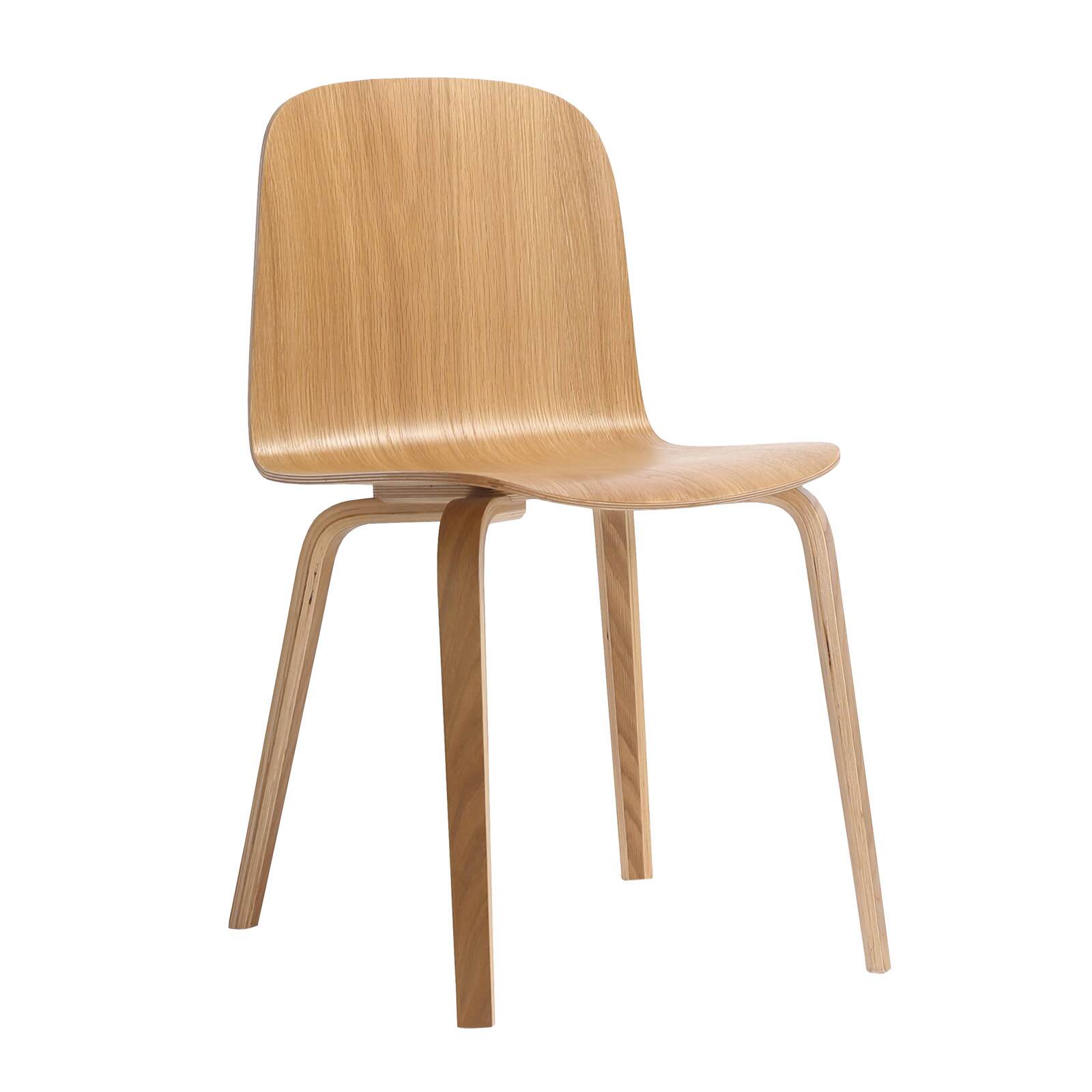 Set mit 2 Stühlen aus FSC®-Sperrholz