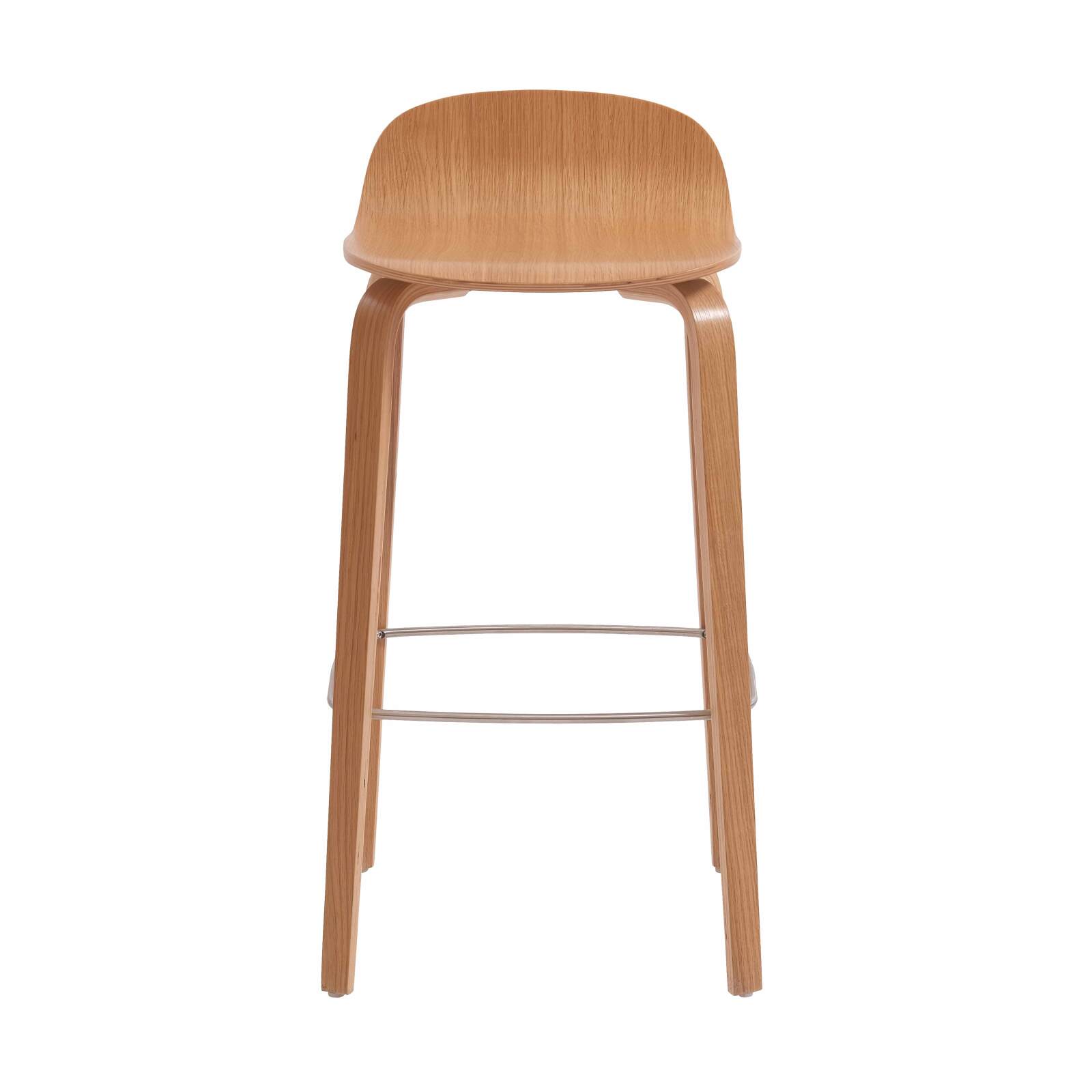 Hochstuhl aus natürlichem Eichensperrholz