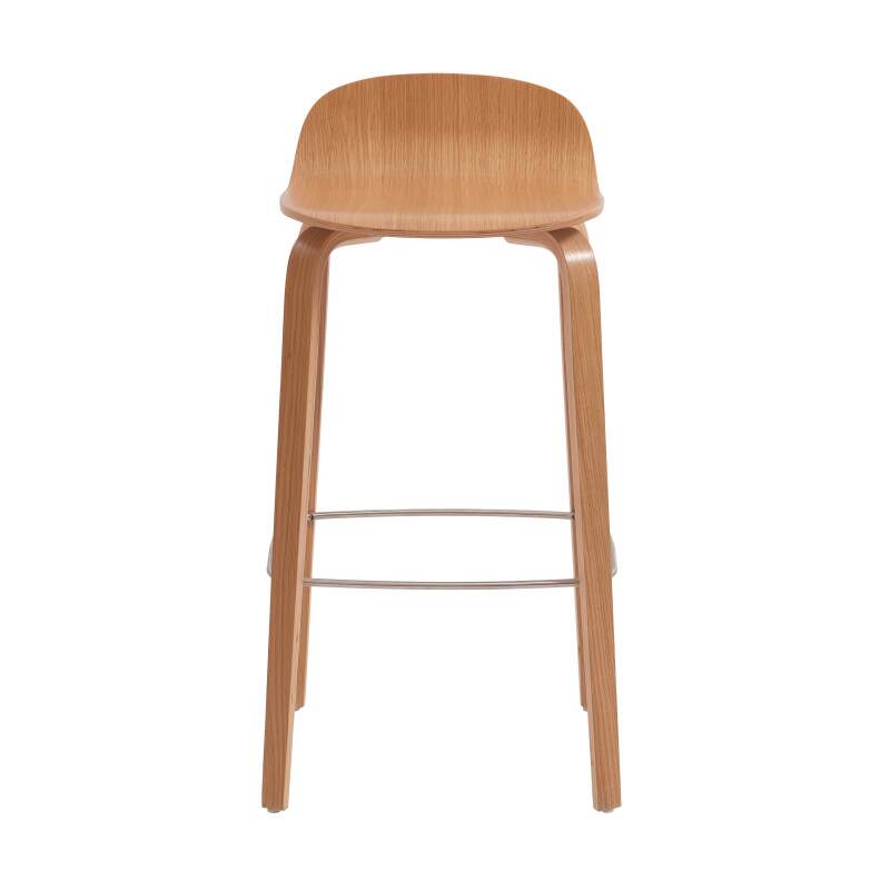 Hochstuhl aus natürlichem Eichensperrholz (4/7)