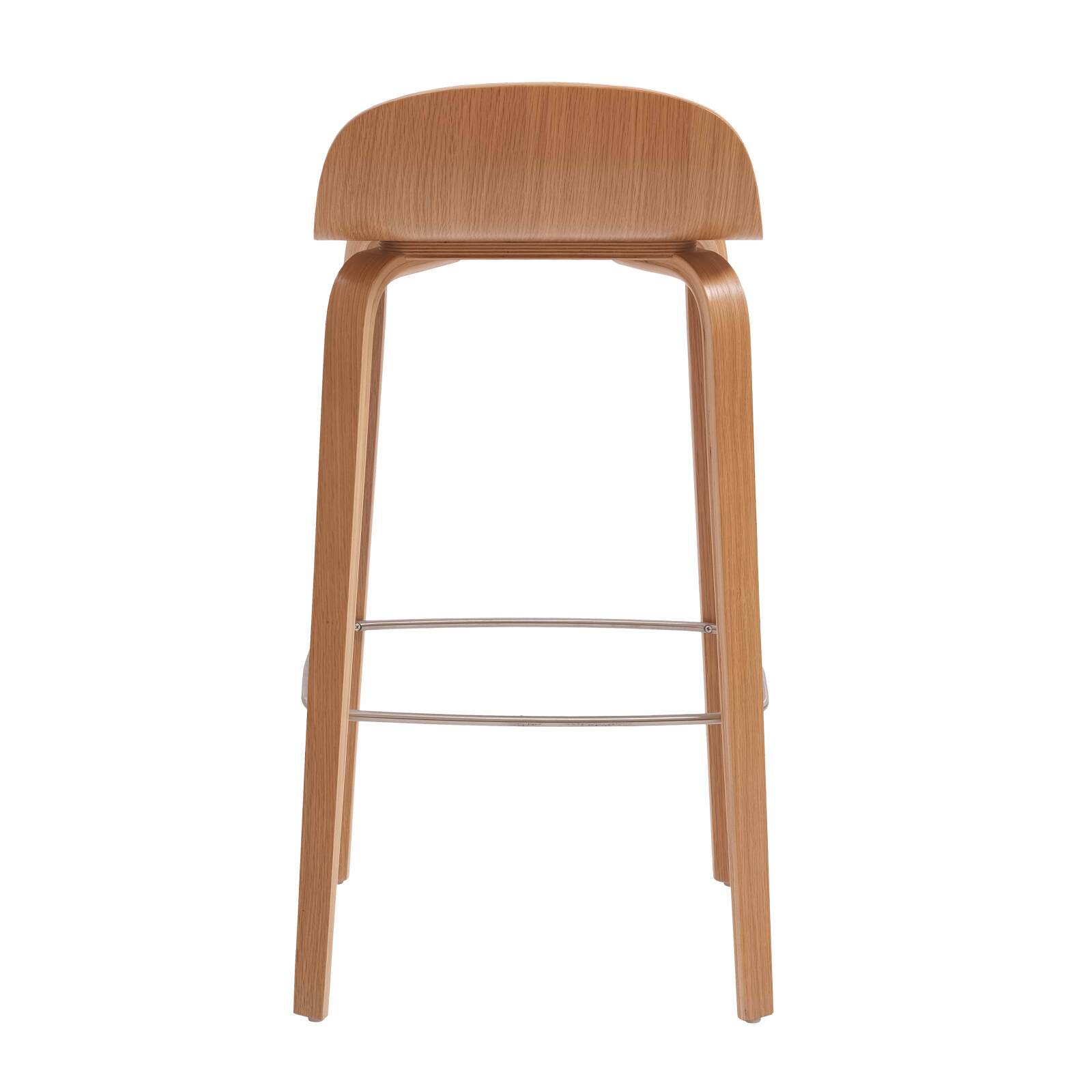 Hochstuhl aus natürlichem Eichensperrholz