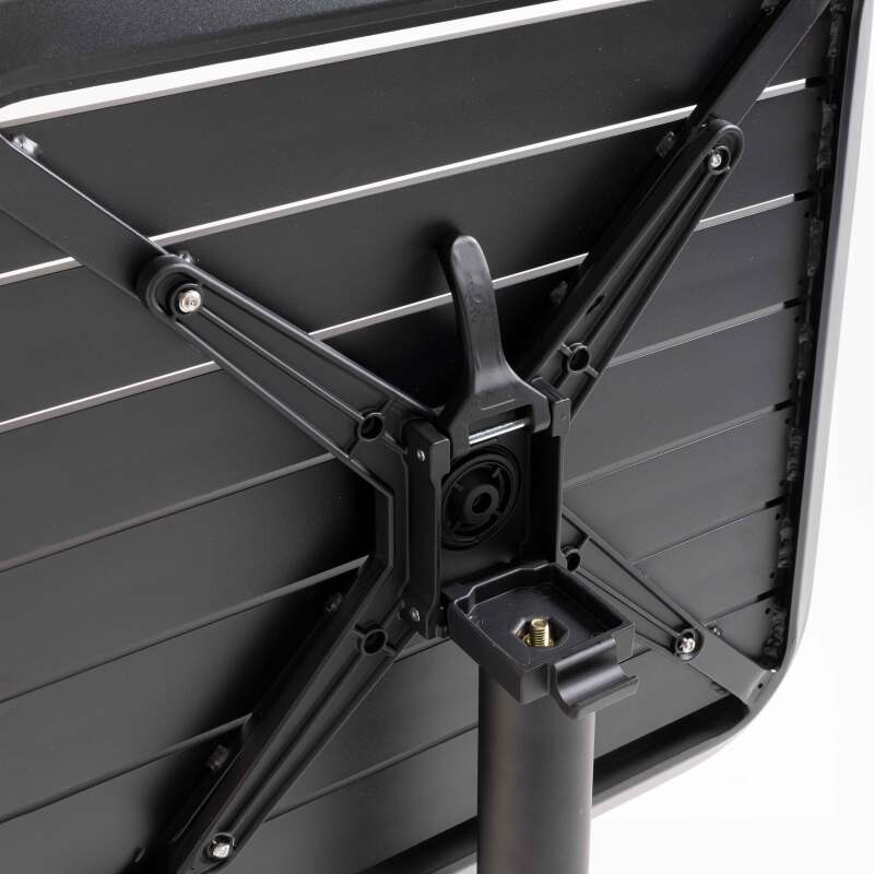 60x60 cm neigbarer Aluminium-Terrassentisch