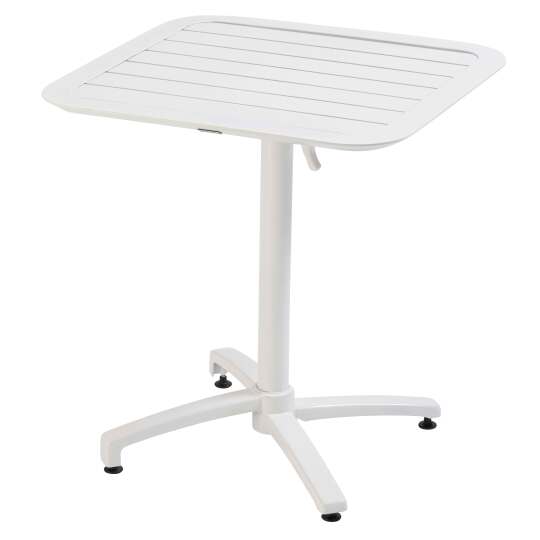 70x70 cm neigbarer Aluminium-Terrassentisch