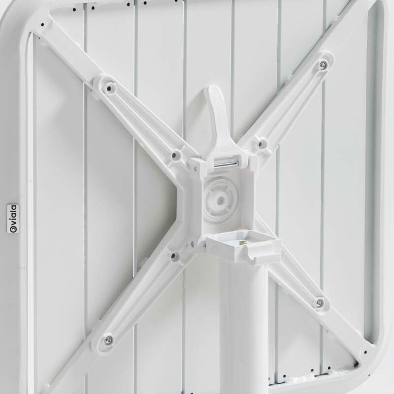 70x70 cm neigbarer Aluminium-Terrassentisch (6/7)