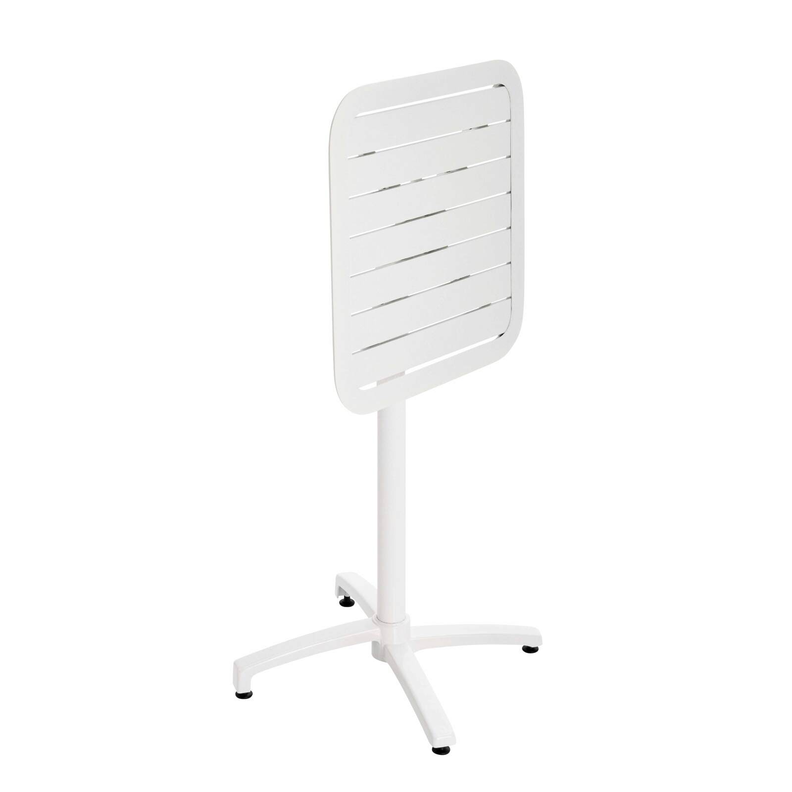 Hochtisch 60x60 cm neigbar aus Aluminium