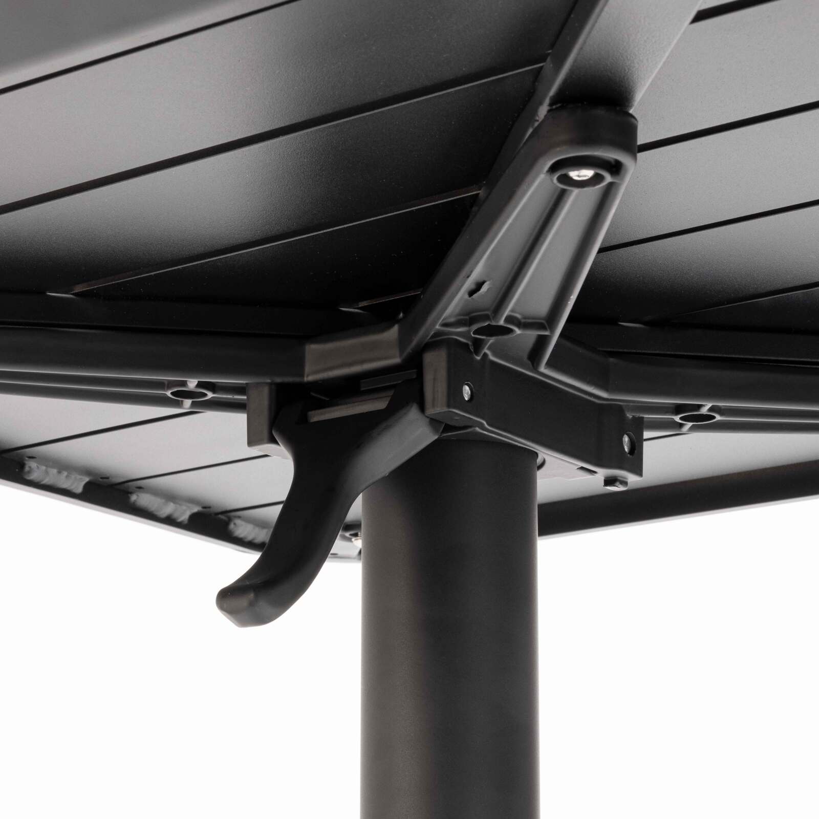 Hochtisch 60x60 cm neigbar aus Aluminium