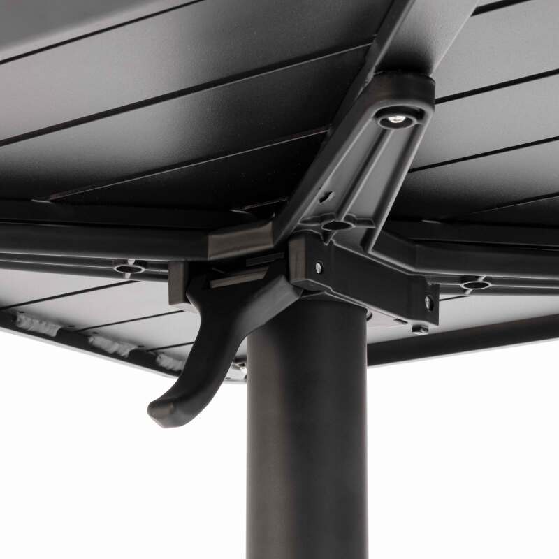 Hochtisch 60x60 cm neigbar aus Aluminium