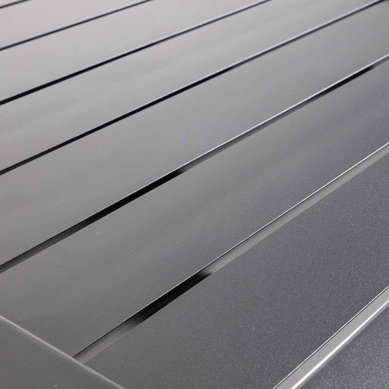 60x60 cm großer Aluminium-Liegetisch und 2 Stühle