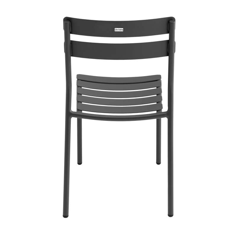 70 x 70 cm großer Terrassen-Liegetisch und 2 Aluminiumstühle