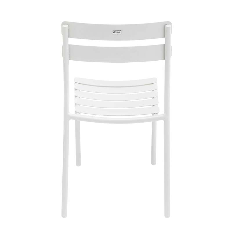 70 x 70 cm großer Terrassen-Liegetisch und 2 Aluminiumstühle (6/7)