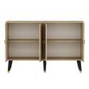 2-türiges Büfett aus Melamin in Holzoptik