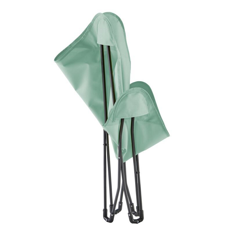 Set mit 2 klappbaren Schmetterlingsstühlen