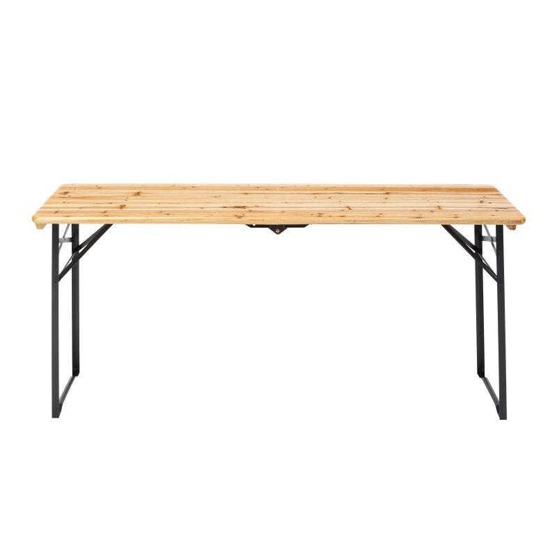 Klappbarer Brasserietisch aus Holz 180 cm
