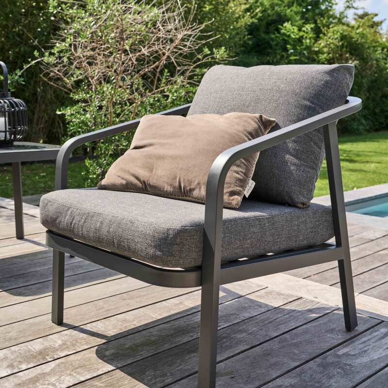 5-Sitzer-Gartenmöbel aus Aluminium