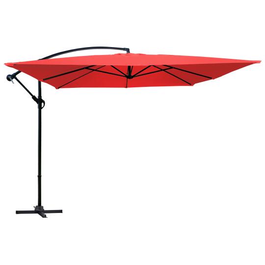 Freistehender quadratischer Sonnenschirm (3 x 3m)
