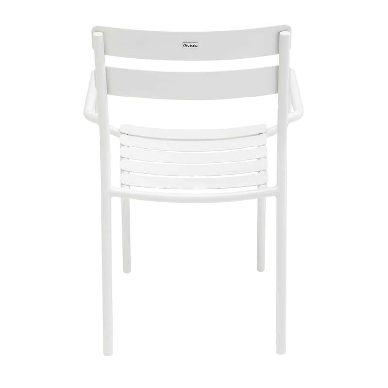 Terrassenstuhl mit Armlehnen aus Aluminium (4/7)