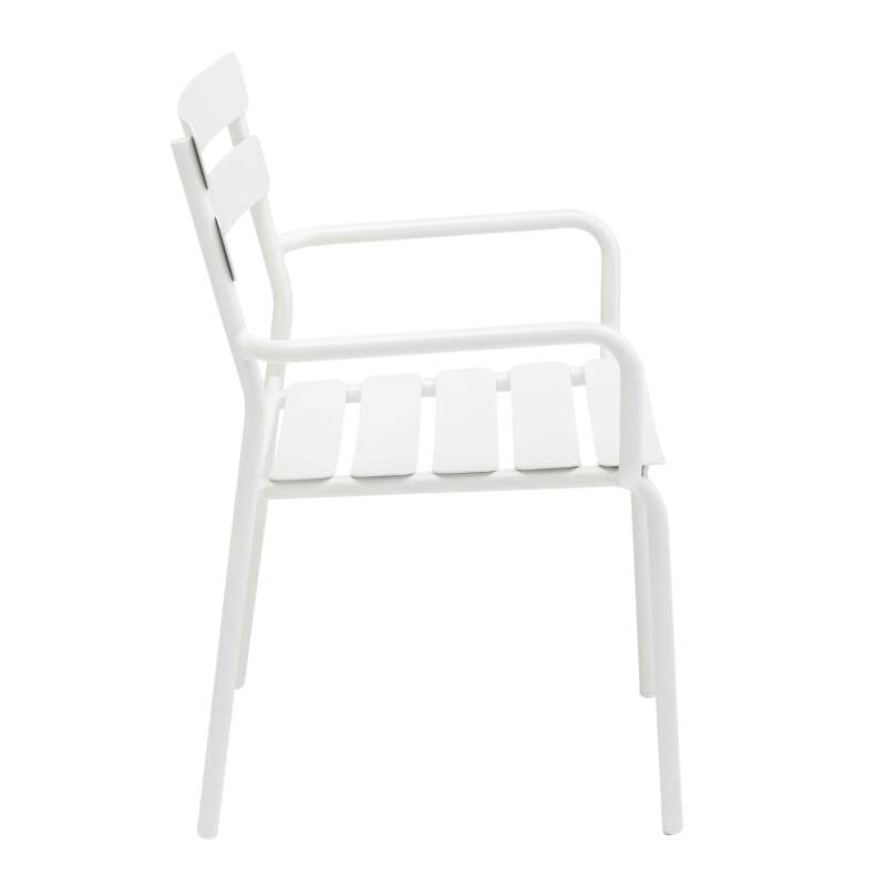 Terrassenstuhl mit Armlehnen aus Aluminium (5/7)