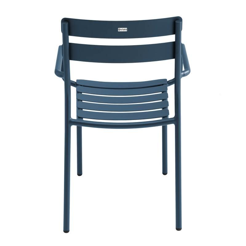 Terrassenstuhl mit Armlehnen aus Aluminium (4/7)