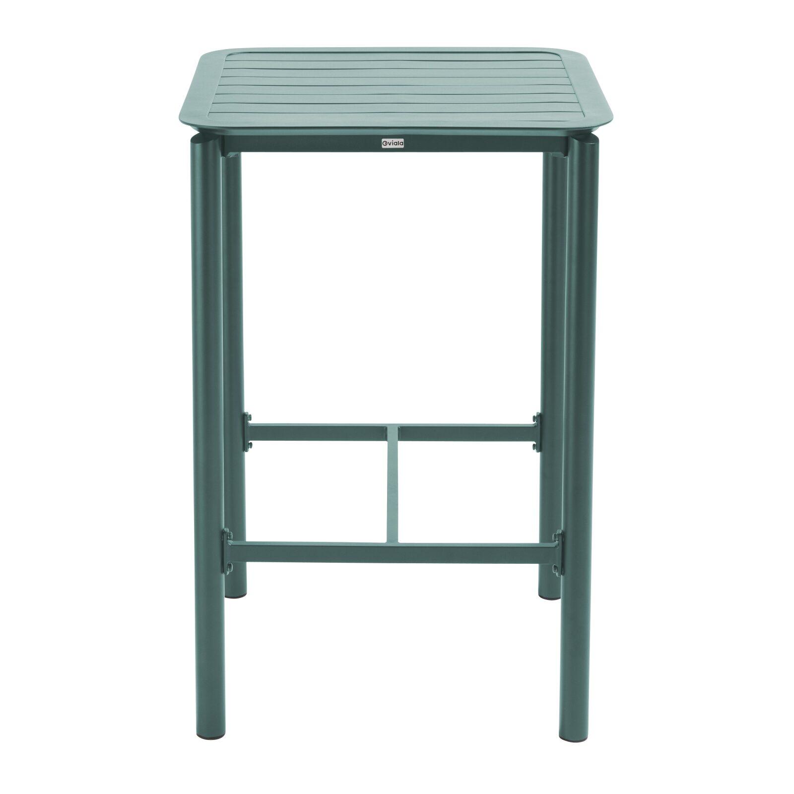 Hoher Terrassentisch aus Aluminium