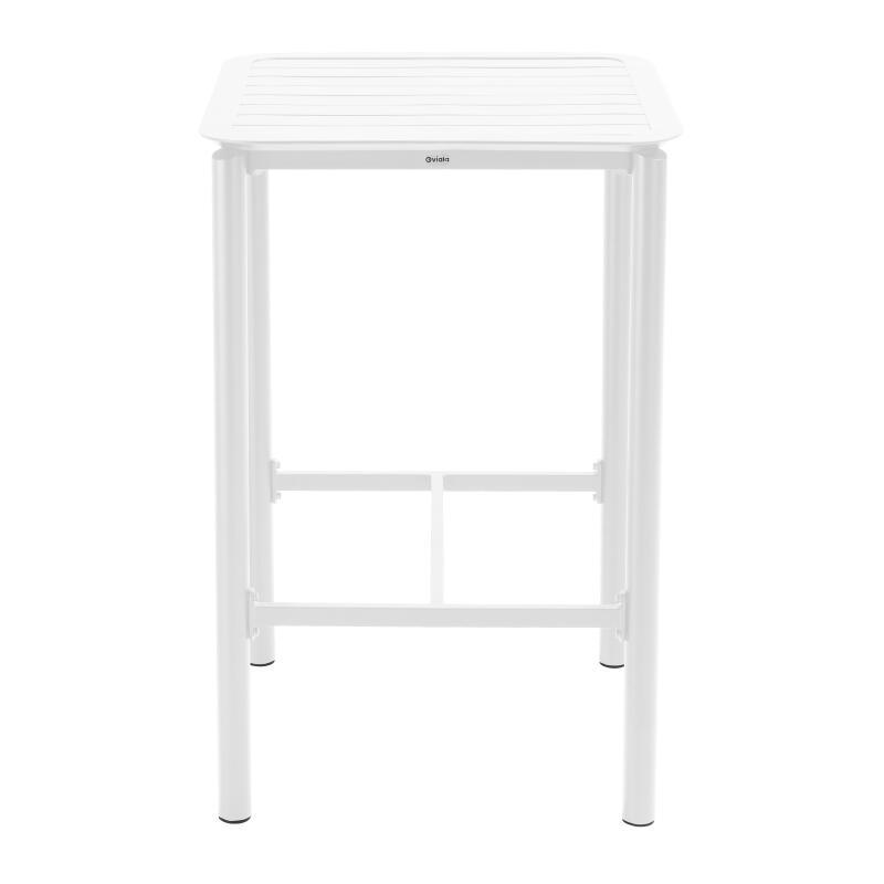 Hoher Terrassentisch aus Aluminium